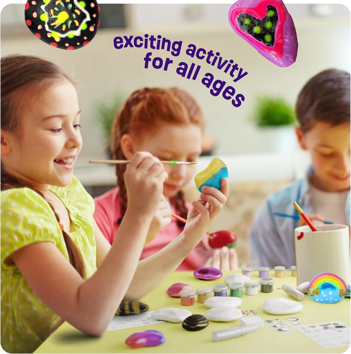 Rock Painting Kit for Kids