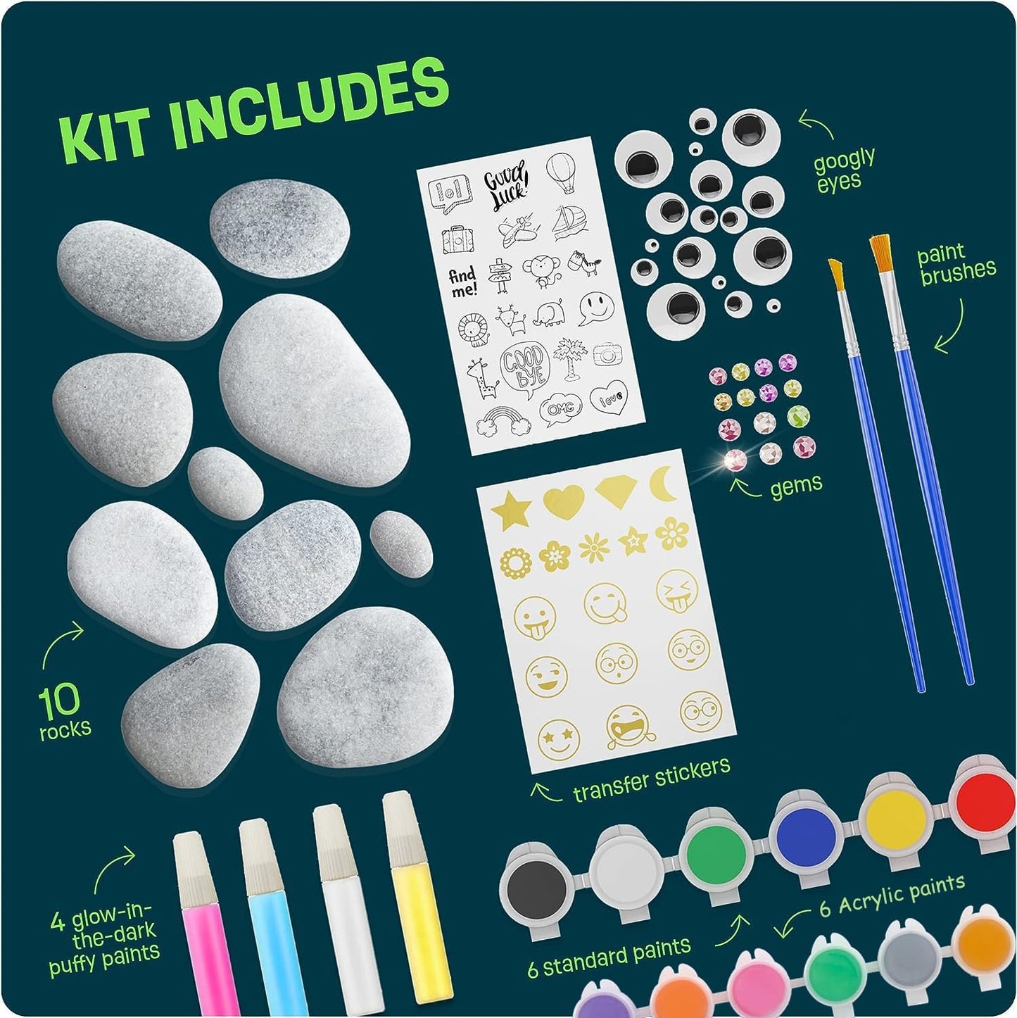 Rock Painting Kit for Kids