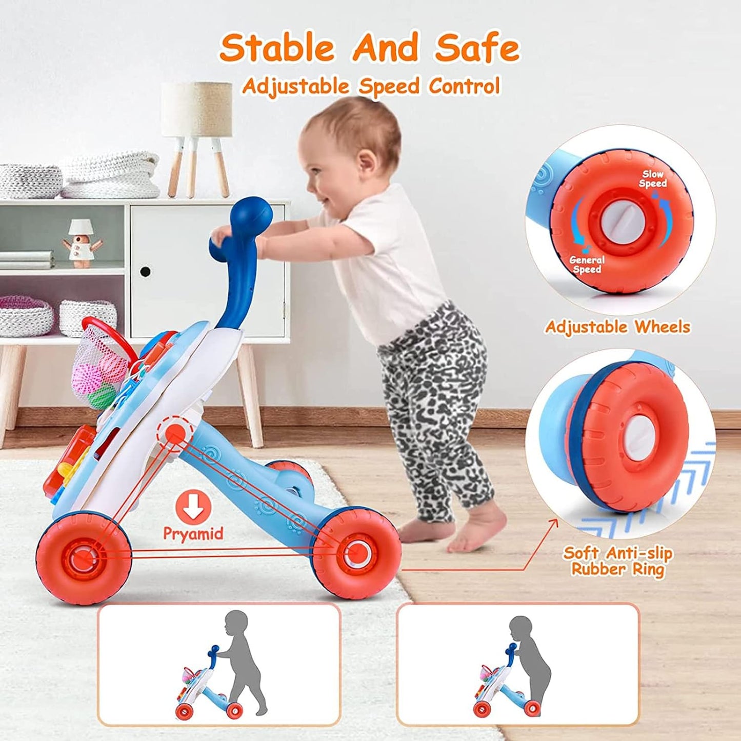 Baby Push Music Walker