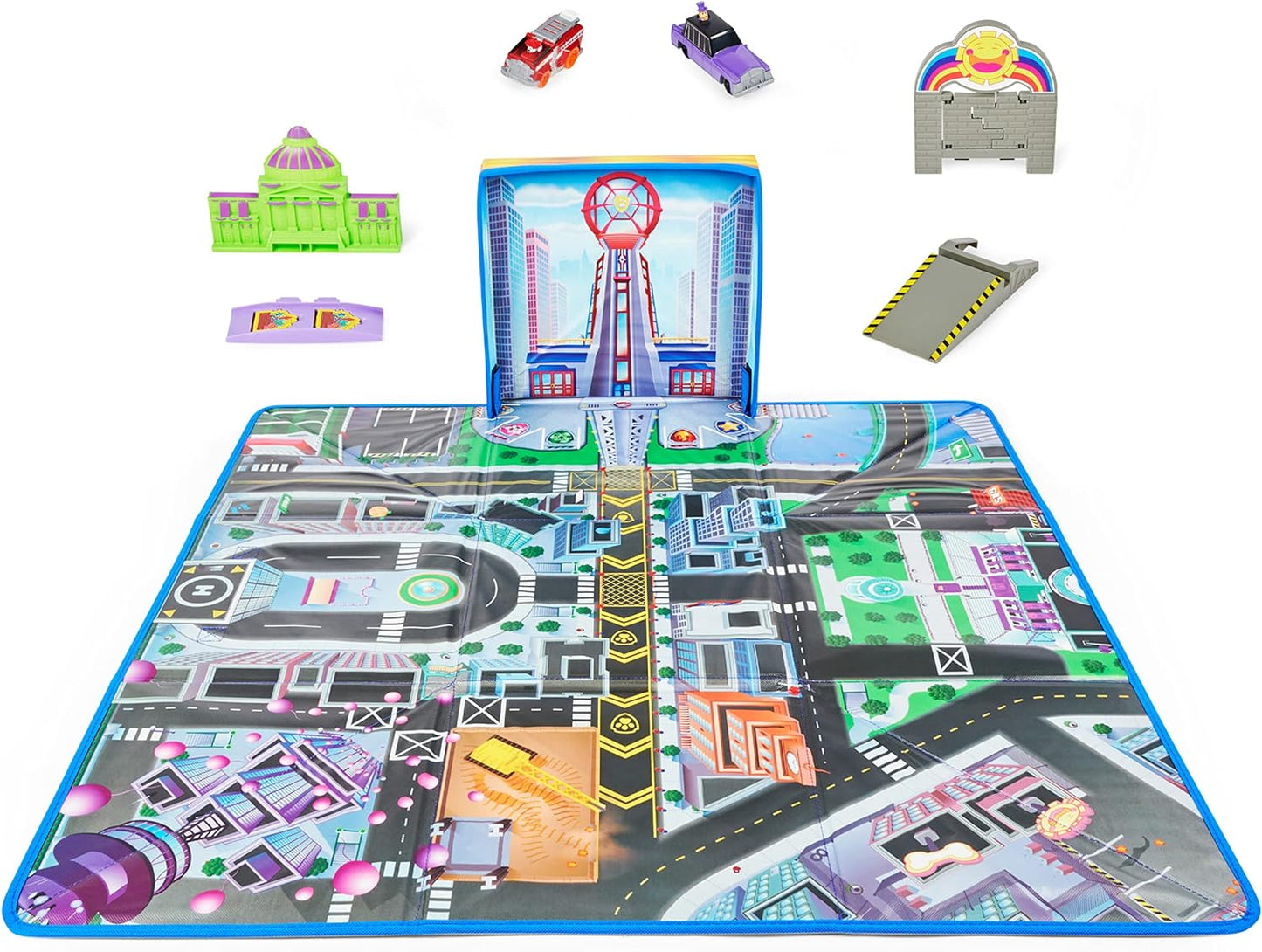 PAW Patrol, True Metal Adventure City Movie Play Mat Set