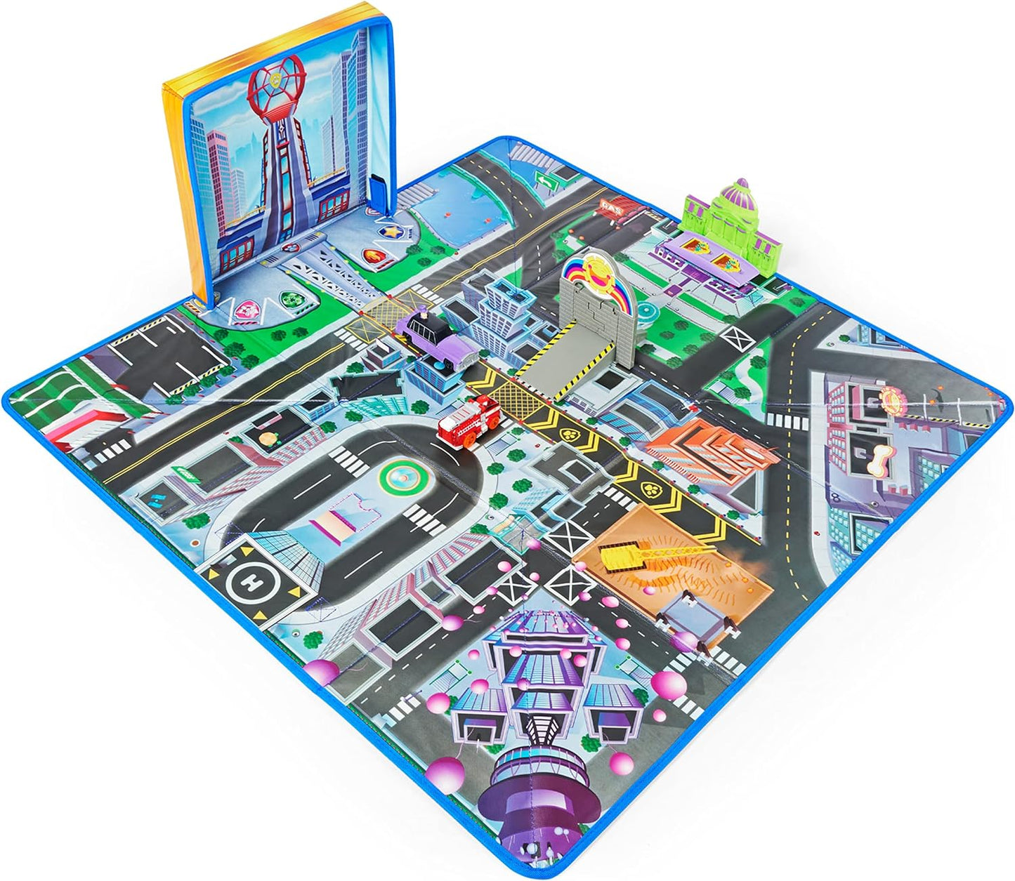 PAW Patrol, True Metal Adventure City Movie Play Mat Set