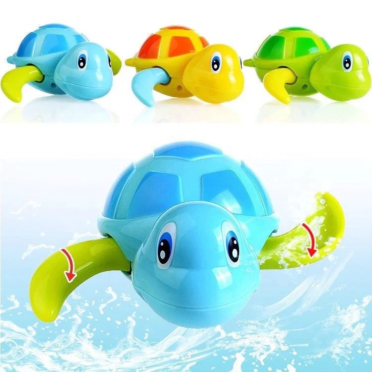 Bath toy swimming turtle