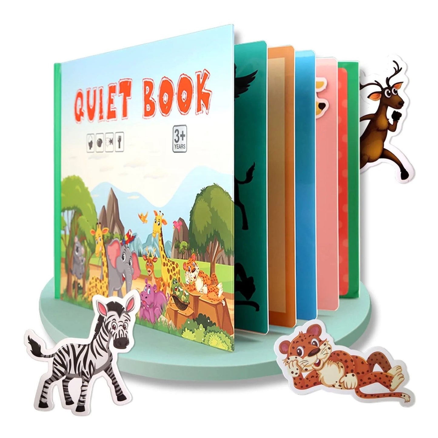 Quiet Book for Toddler (4 books )